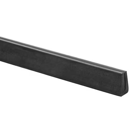 Zoro Select Ztrim-26 Rubber Edging, Sbr, 100 Ft Length, Non-Adhesive Backing,,