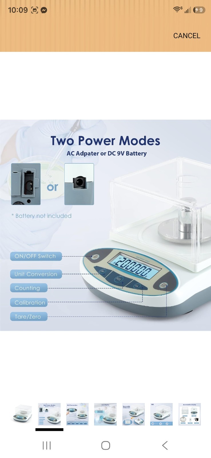 High Precision Lab Digital Analytical Balance Lab Scale 1ma Precision Electron..