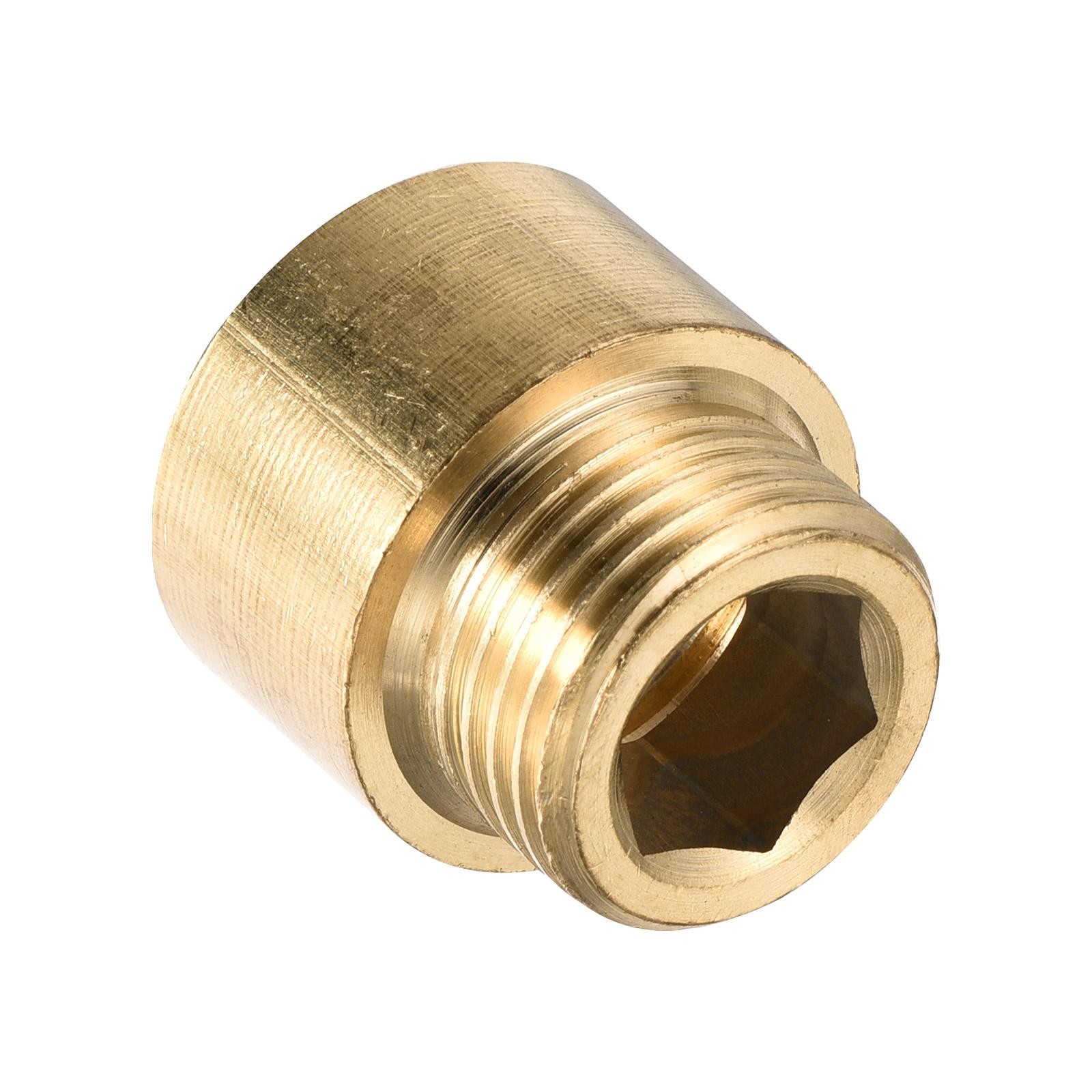 Brass Extension Pipe Fitting G1/2 x G1/2 15mm Adapter Connector