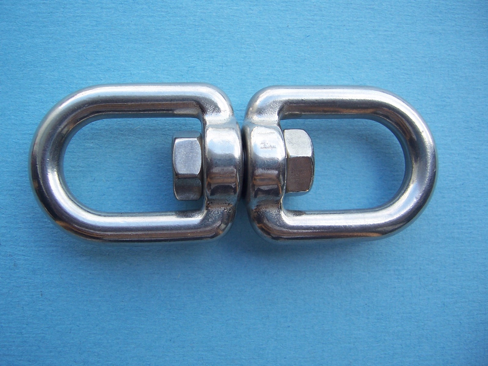 Type 316 Stainless Steel Eye/Eye Swivel, 3/8 Inch