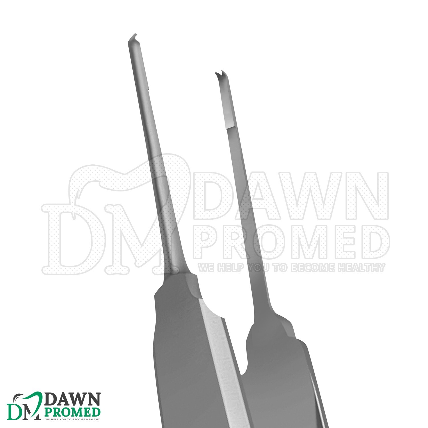 Castroviejo Suturing Forceps 0.3mm 1×2 teeth 4″ Tying Tweezer Dermal Instrument