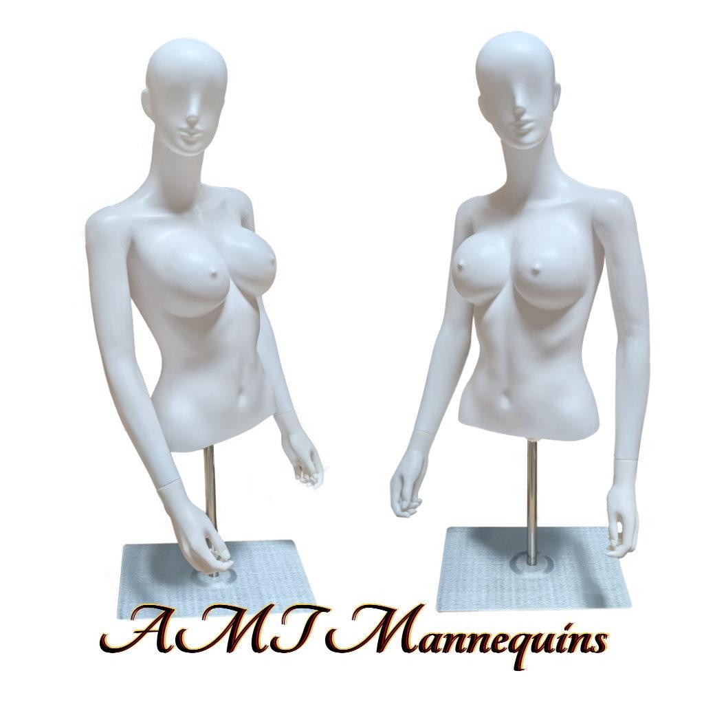 5ft 5″ Female mannequin torso+ base, Adjustable hgt, Removable head, arms, hands