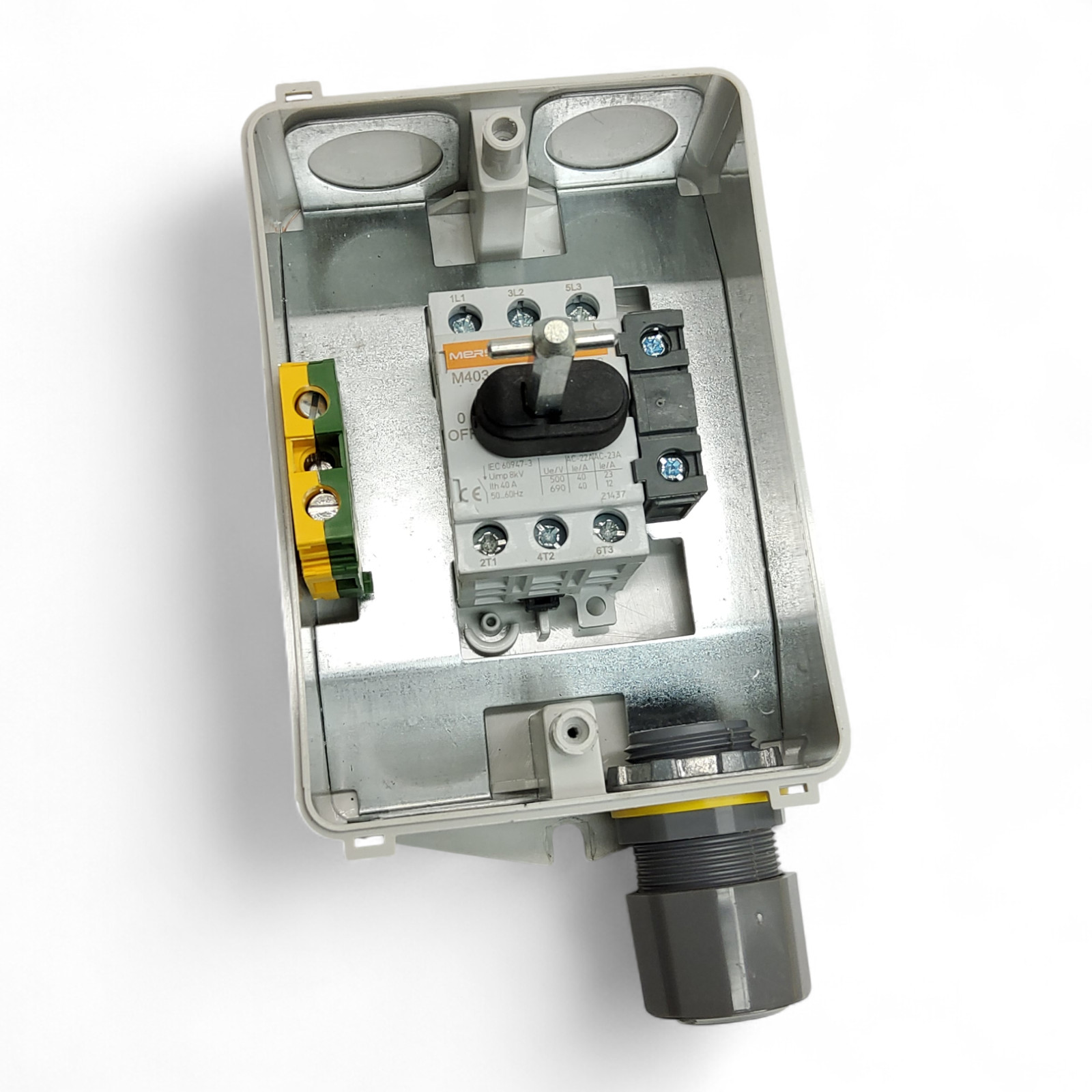 Mersen EJM30BS0 Enclosed Disconnector Switch 40A 600 4X non-Metallic VAC NEMA