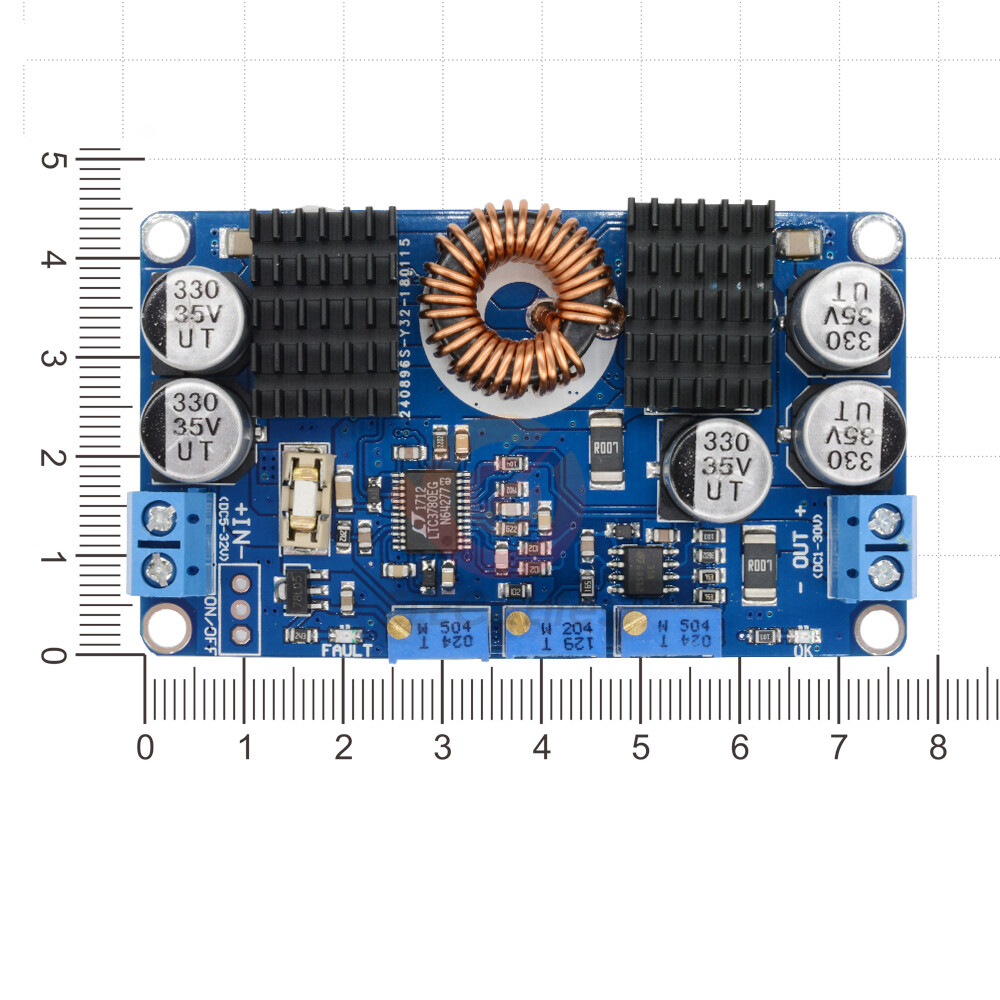 LTC3780 10A DC 5V-32V to 1V-30V Automatic Step Up Down Regulator Charging Module