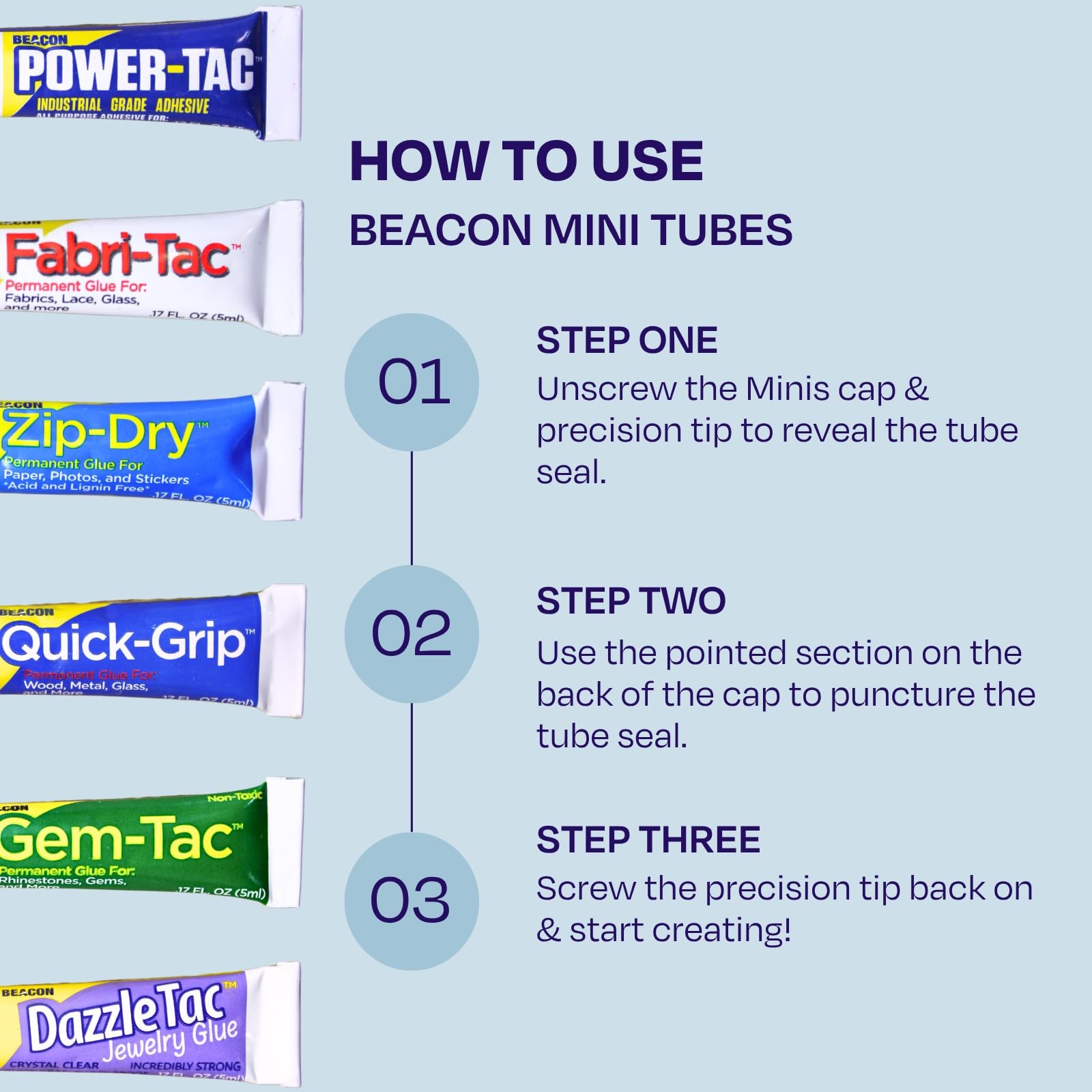 Foam-Tac Minis Powerful Glue – Fast-Drying, Waterproof, Ideal for Foam, Plast…
