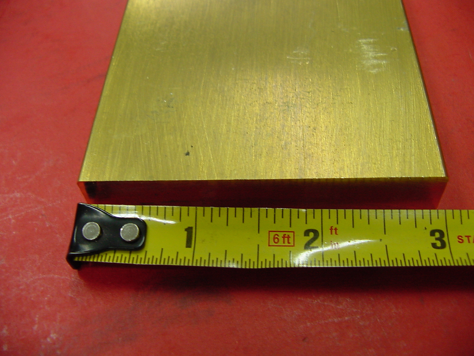 1/2″ x 3″ C360 BRASS FLAT BAR 5″ long Solid Plate Mill Stock H02 .50″ x 3.0″x 5″