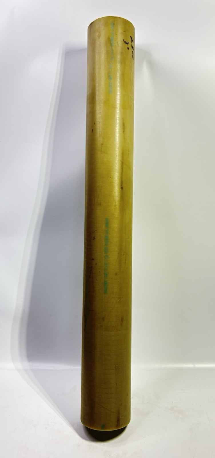 Quadrant Duratron Ultem 2300 Natural PEI 3” X 24” Reinforced Plastic Rod Stock