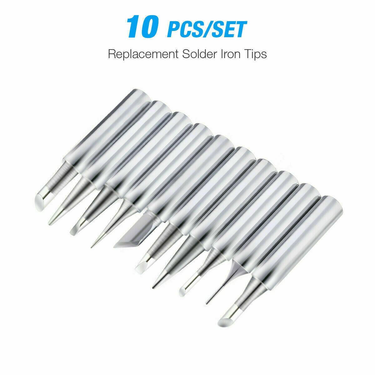 10Pcs Solder Screwdriver Iron Tip 900M-T for Hakko Soldering Station Tool Set