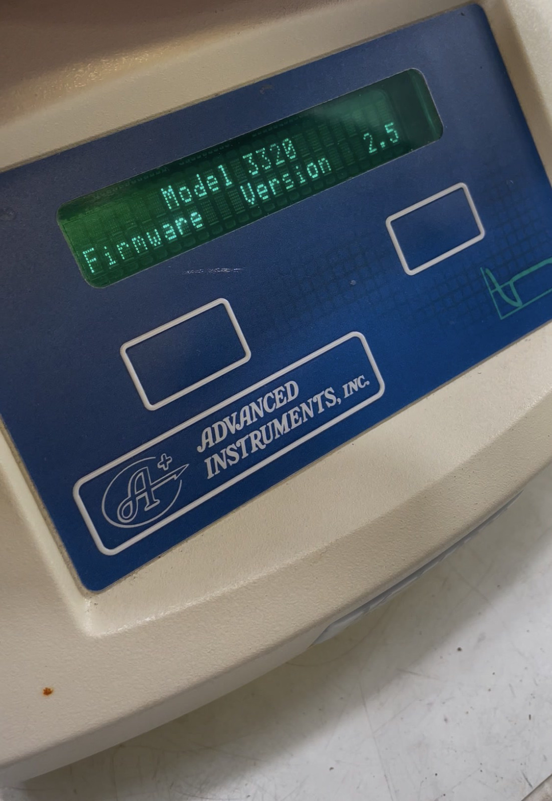 Advanced Instruments Model 3320 Micro-Osmometer Digital Display 240-V 50/60 Hz