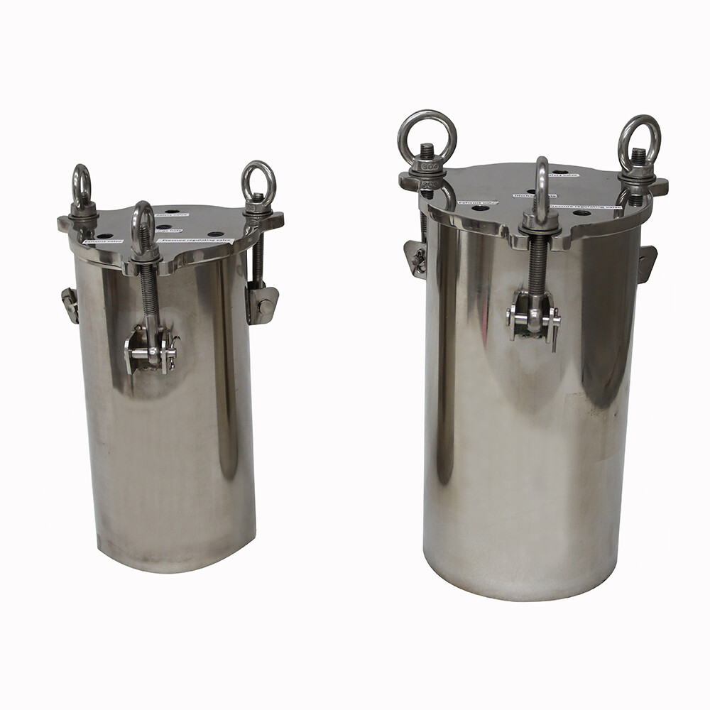 3L 5.2in Stainless Steel Pressure Tank Dispenser Glue Dispensing Storage Bucket