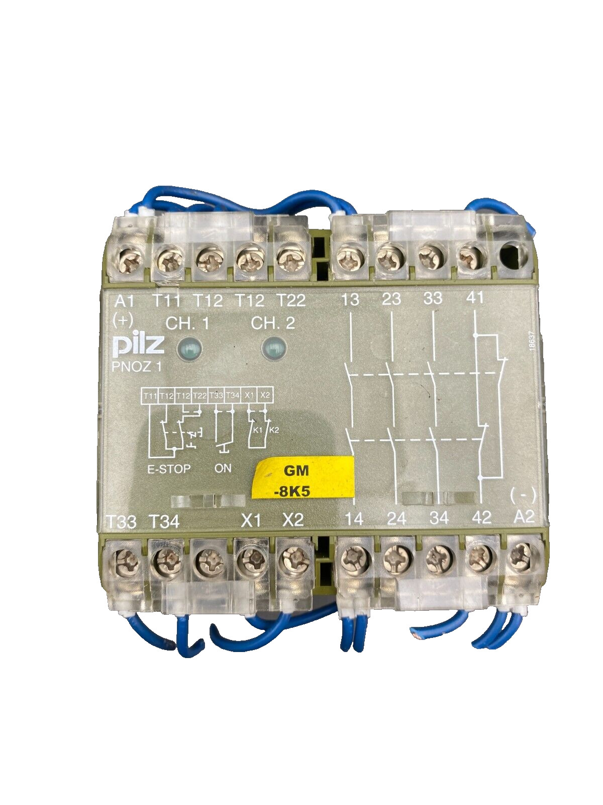 PILZ PNOZ 1 3S/1O 475695 SAFETY RELAY