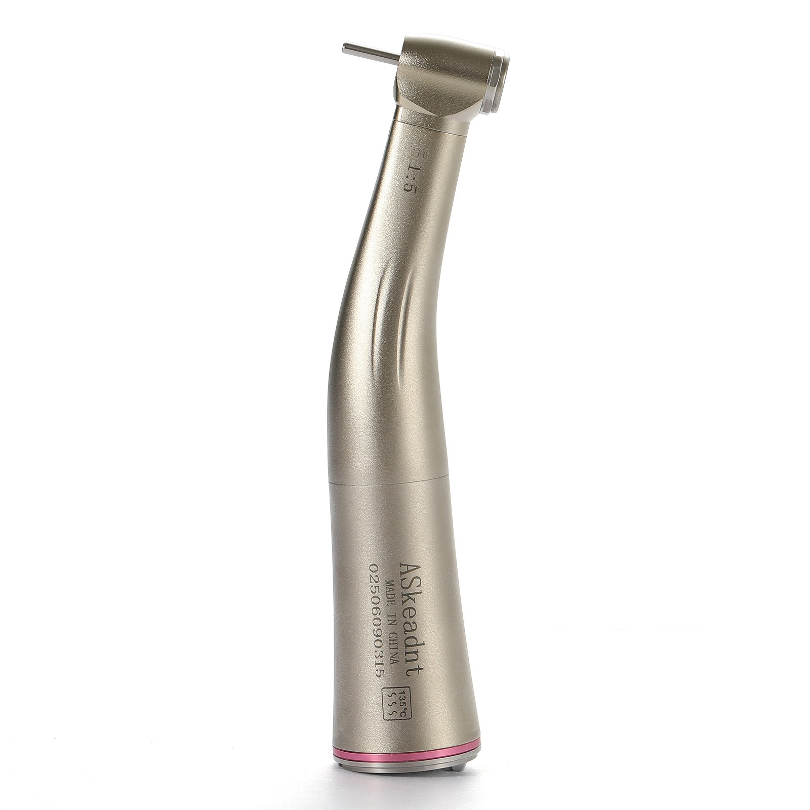 NSK Style Dental 1:5 Increasing Fiber Optic LED Contra Angle Handpiece ASkeadnt