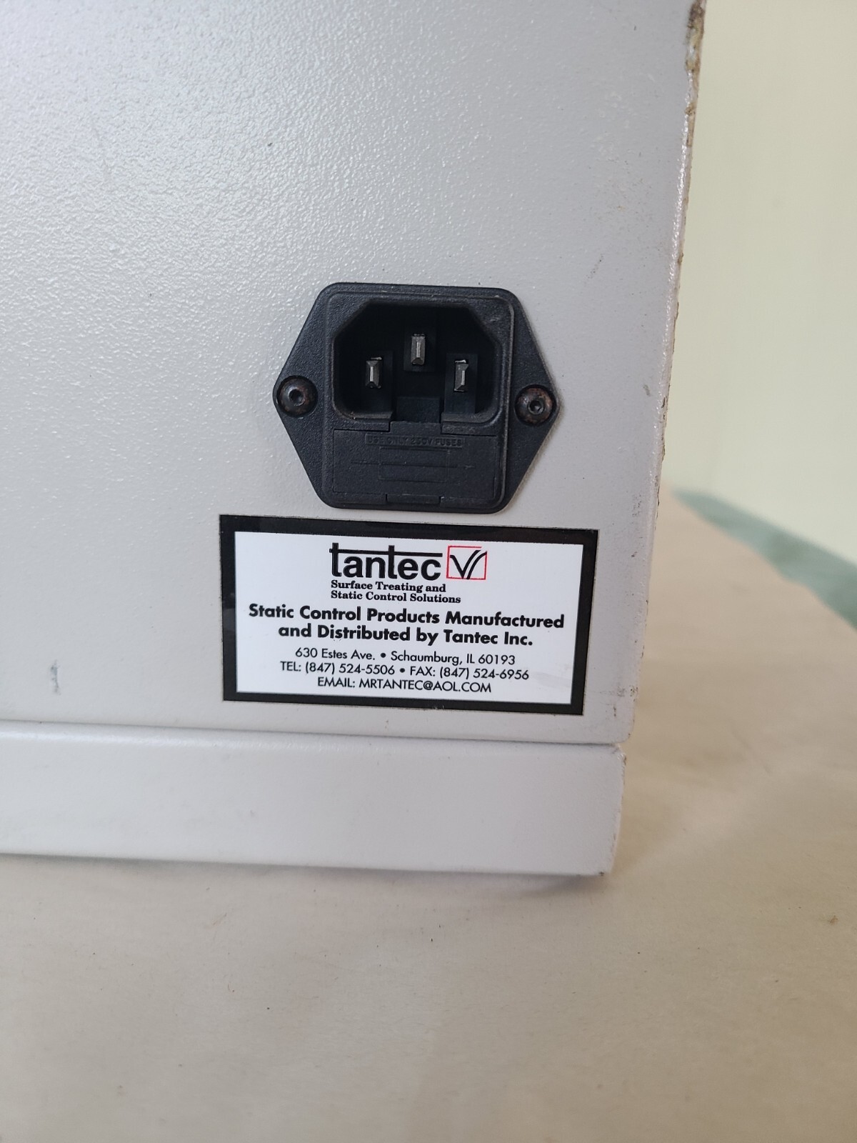 TanTec CAM-WAFER Series Contact Angle Meter, Powers Up, AS IS For Parts Or Repai