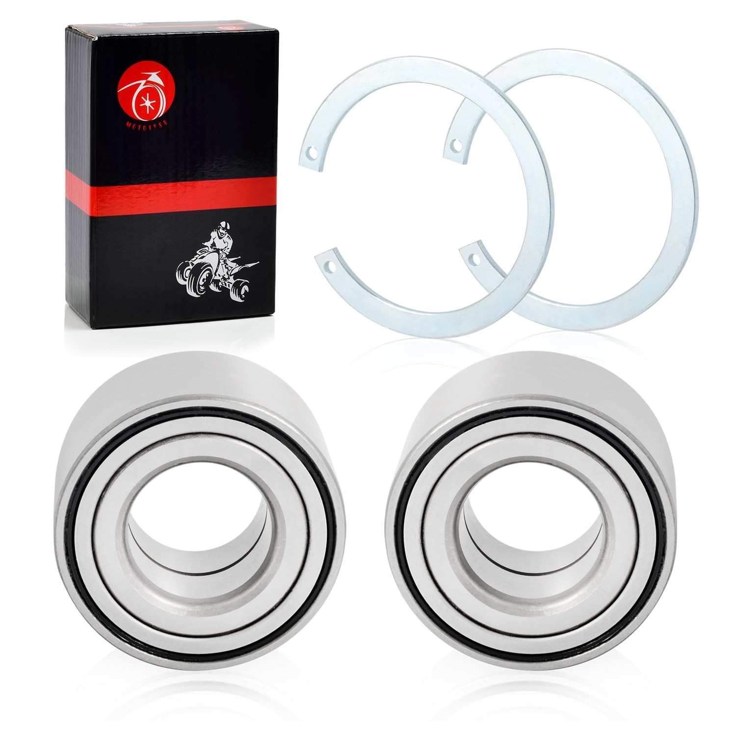 Front Wheel Bearings & Circlip for 420 TRX 500 520 2014-2024 91051-HR3-A21 27×55