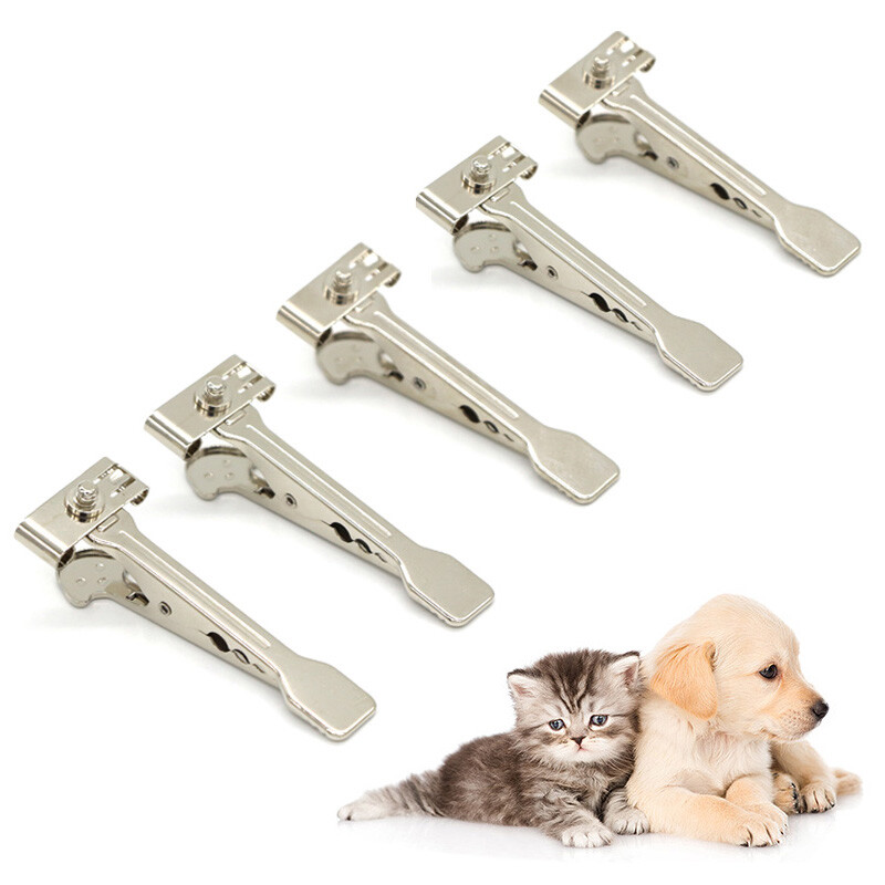 veterinary ekg/ecg crocodile electrode flat clip snap connection,bag of 10 pcs