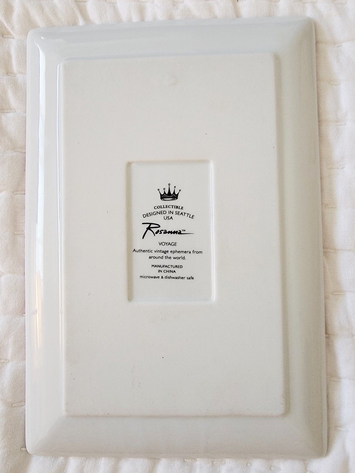 Vintage Rosanna Porcelain French Papiers d’Affaires Business Papers Desk TRAY