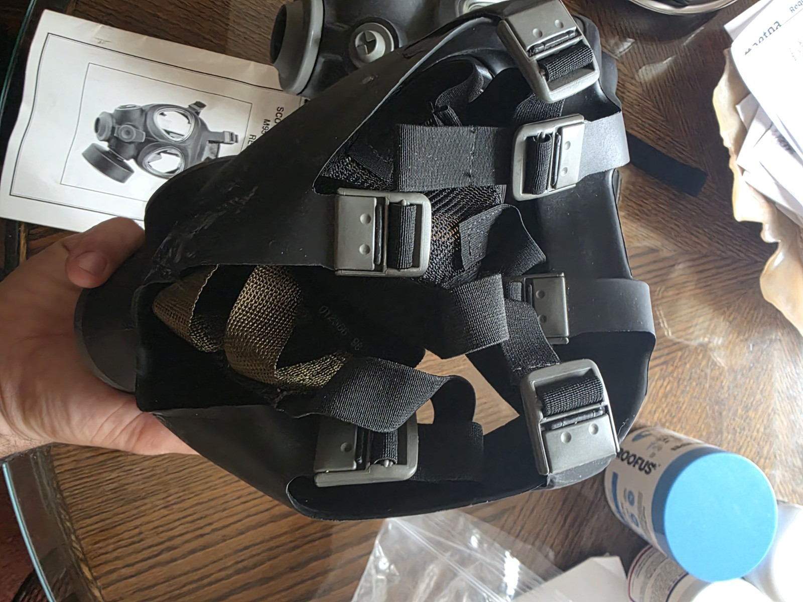 2x Large Scott M95 Full Face Gas Mask Respirators.
