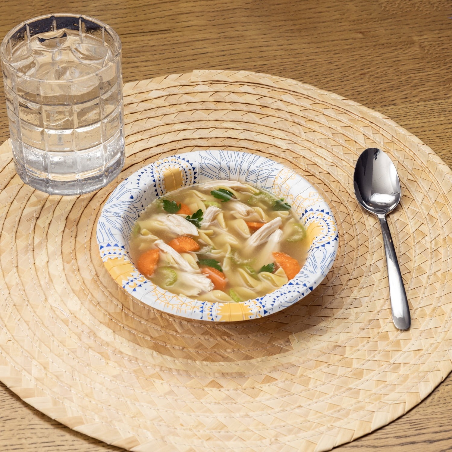Disposable Paper Bowls 10 oz 50 Count Everyday Use Party Picnic