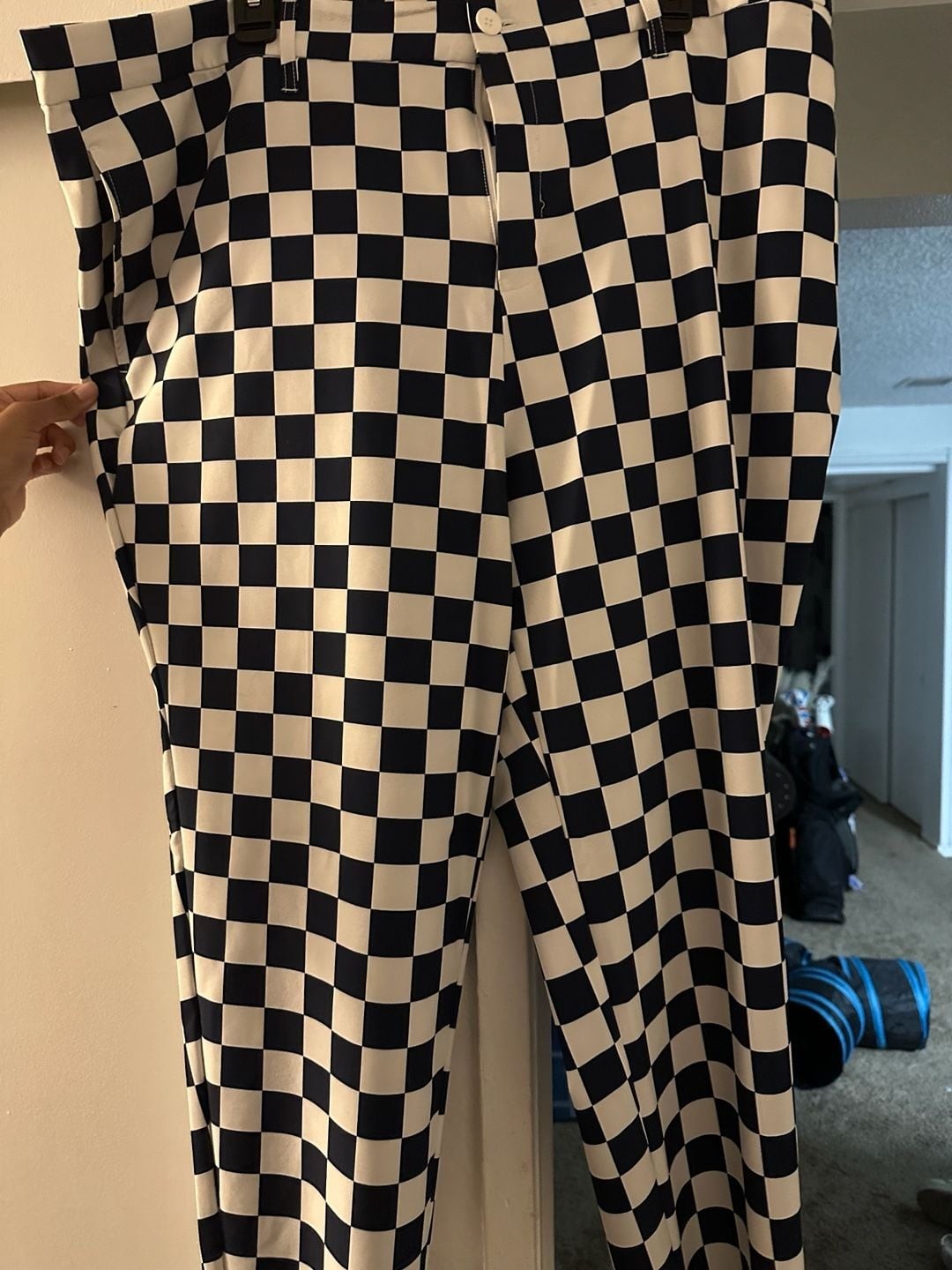 Chef Pants Checkered Black and White