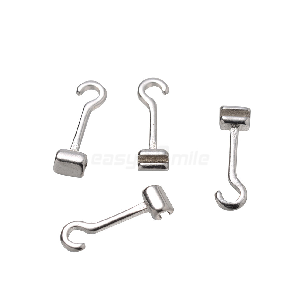 10pcs Dental Orthodontic Crimpable Hooks Stainless Steel Size Option Easyinsmile
