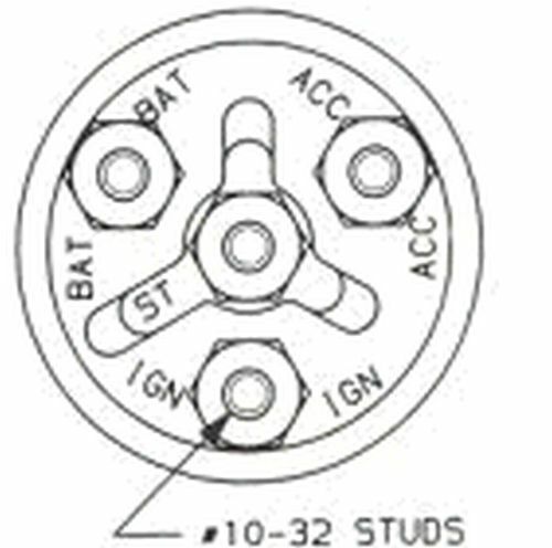 New 31-159P Pollak Ignition Switch for Universal
