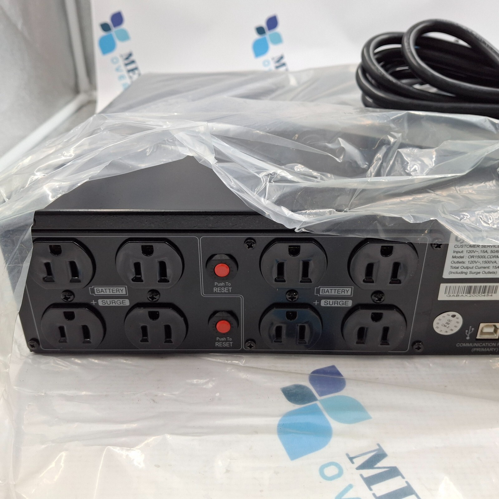 CyberPower OR1500LCDRM2U 120V 1500VA 50/60Hz 900W System