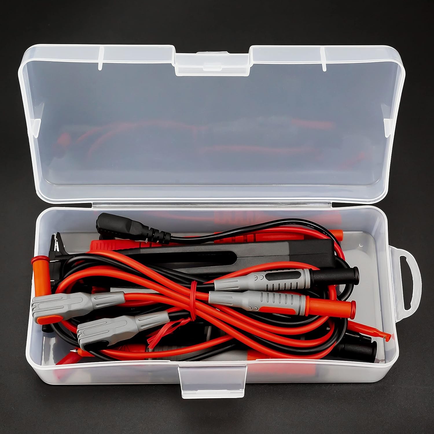 KAIWEETS Multimeter Test Lead Set for Electrical Testing, Soft 11PCS, Red