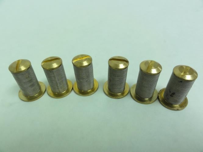 185338 New-No Box; Zentz ZLA71G99 Lot-6; Mesh Filter Screens