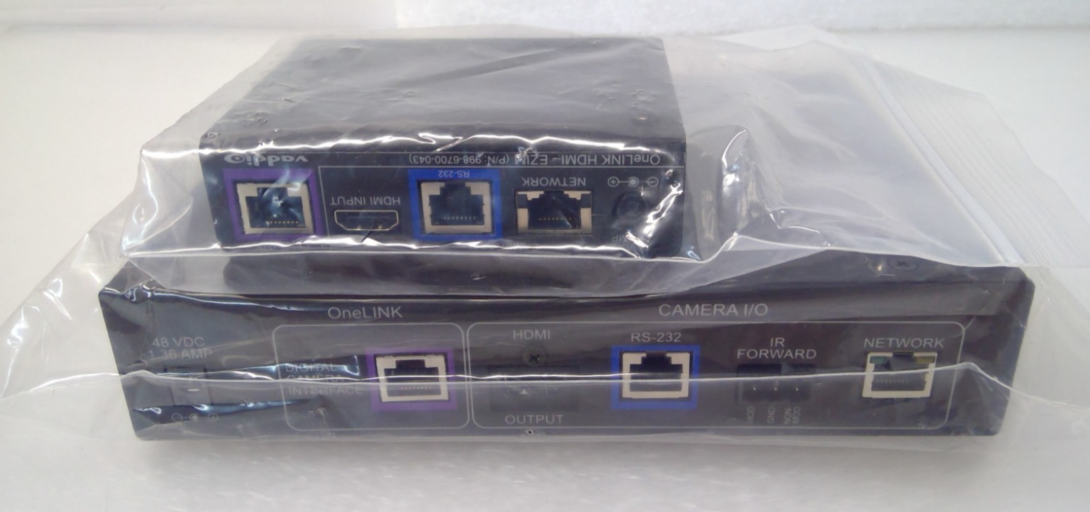 Vaddio OneLink HDMI Camera Extension System Kit 998-1105-043 998-6700-043 W/ AC
