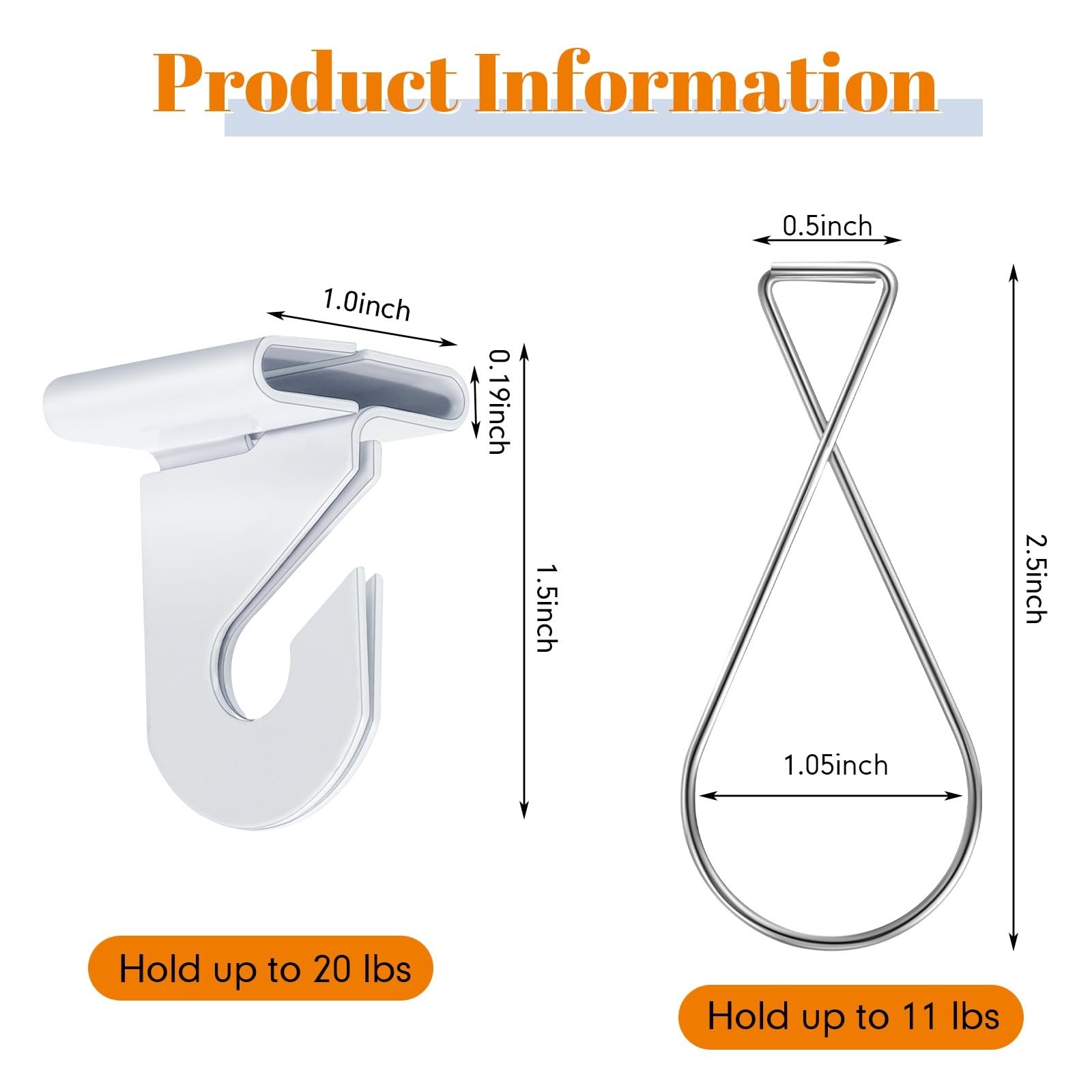 Vicenpal 100 Pcs Drop Ceiling Hooks Bulk for Classrooms Offices Hanging Set, …