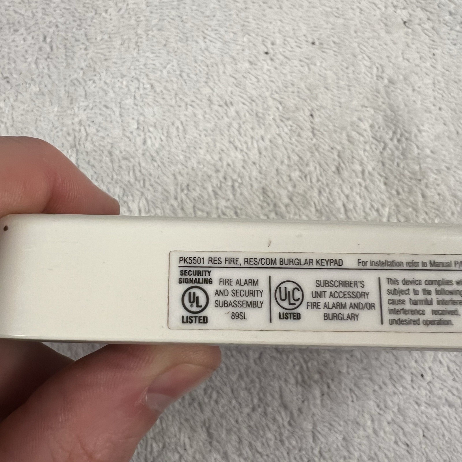 DSC PK5501ENG PowerSeries Keypad 64 Zone Fixed Security Alarm Keypad