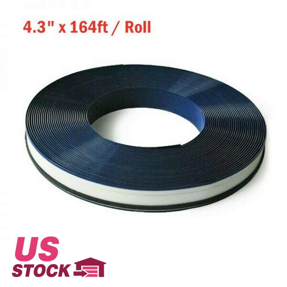 110mm (4.3″) x 50m (164ft) Black Aluminum Trim Cap with PC & Foam (Channelume)