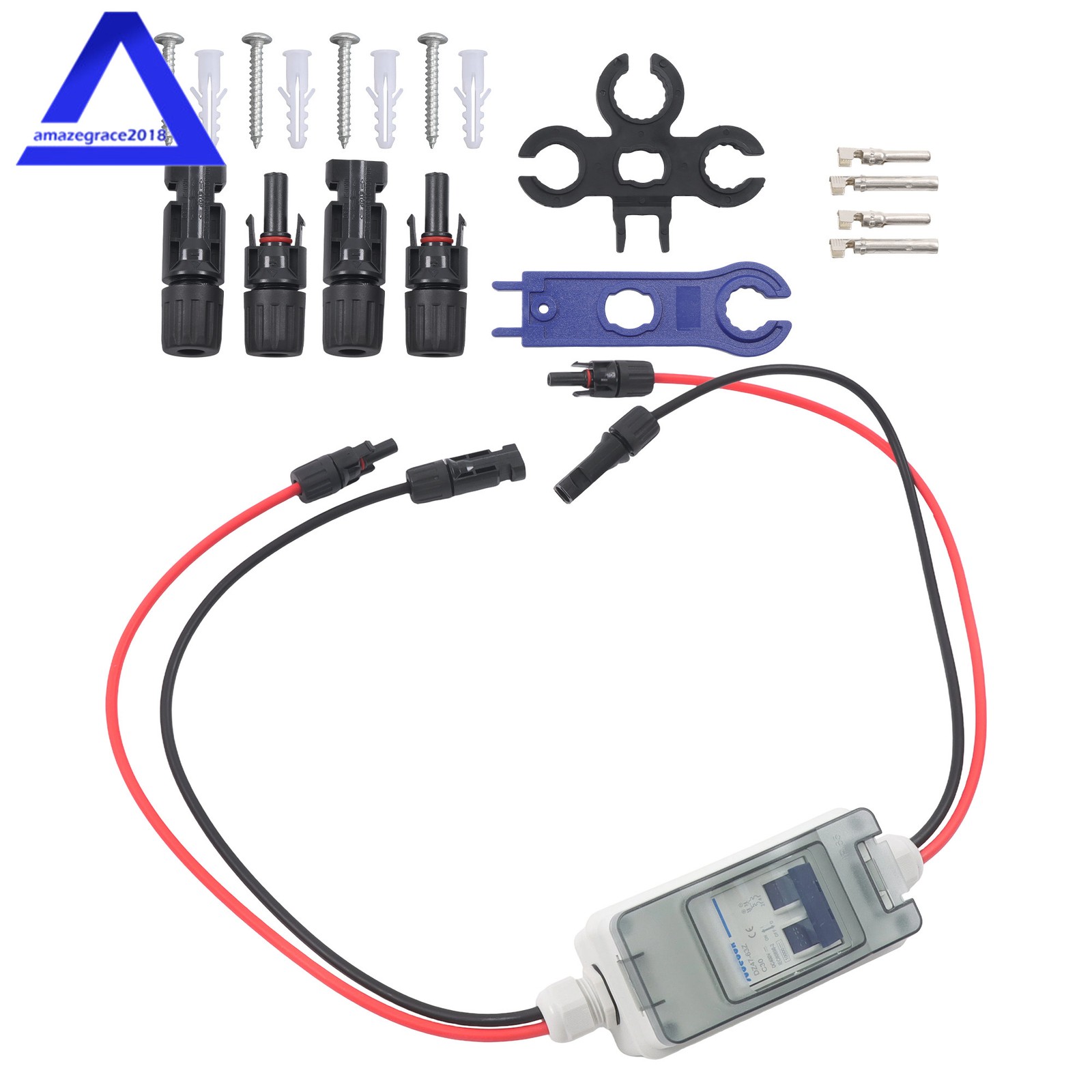 Solar Panel Disconnect Switch 400V 30Amp with 2P DC Miniature Circuit Breaker