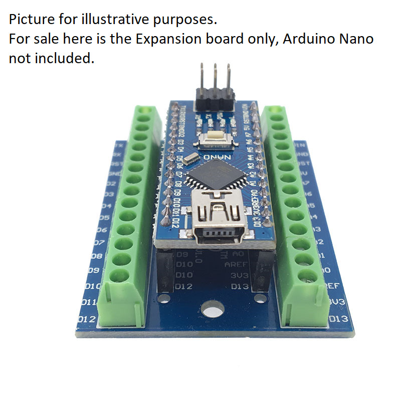 **3 units!** Screw Terminal Shield Breakout Expansion Board for Arduino Nano R3