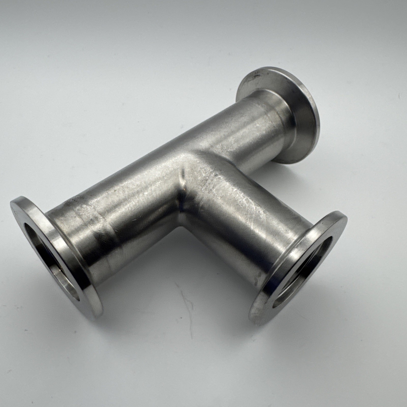 KF25 (NW25) Stainless Steel 3-Way Tee Vacuum Fitting – ISO-KF Flange Adapter