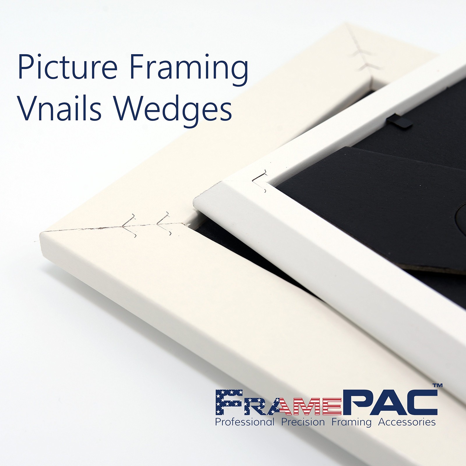 FramePac V Nails for Picture Frames Hardwood 10mm (3/8 Inch) 3/8 inch [10mm]