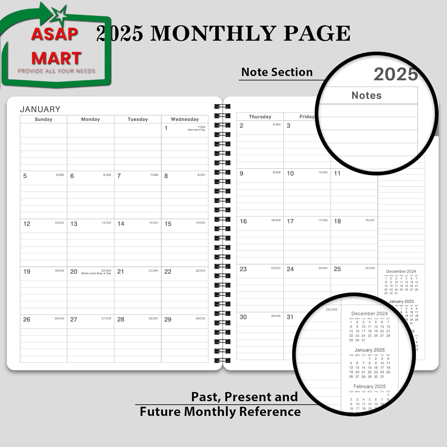 2025 Weekly Appointment Book & Planner – Jan 2025 – Dec 2025, 2025 Daily Hourly.