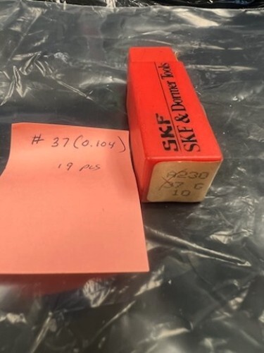 Lot of 88 HSS Screw Machine Sizes as listed