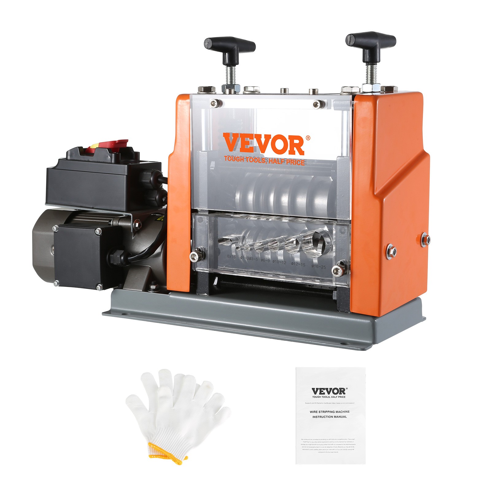 VEVOR Electric Wire Stripping Machine Copper Cable Stripper 0.06»-0.98» 60 W
