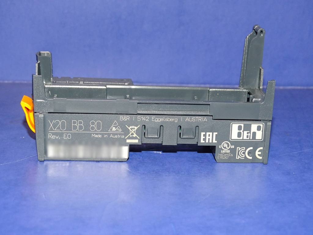 B&R X20BB80 X20 bus base, for X20 base module (BC, HB, etc.)