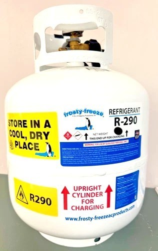 RI34a Replacement, 5 Lbs., Industrial Natural Organic Modern Refrigerant R-290