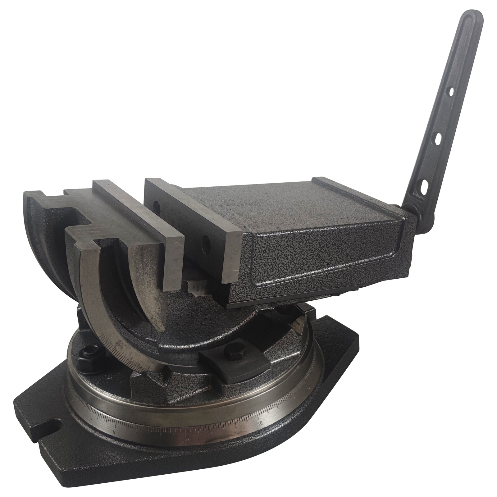 5 Inch Tilting and Swiveling Milling Bench Vice 0-90 Degrees Flat Vice