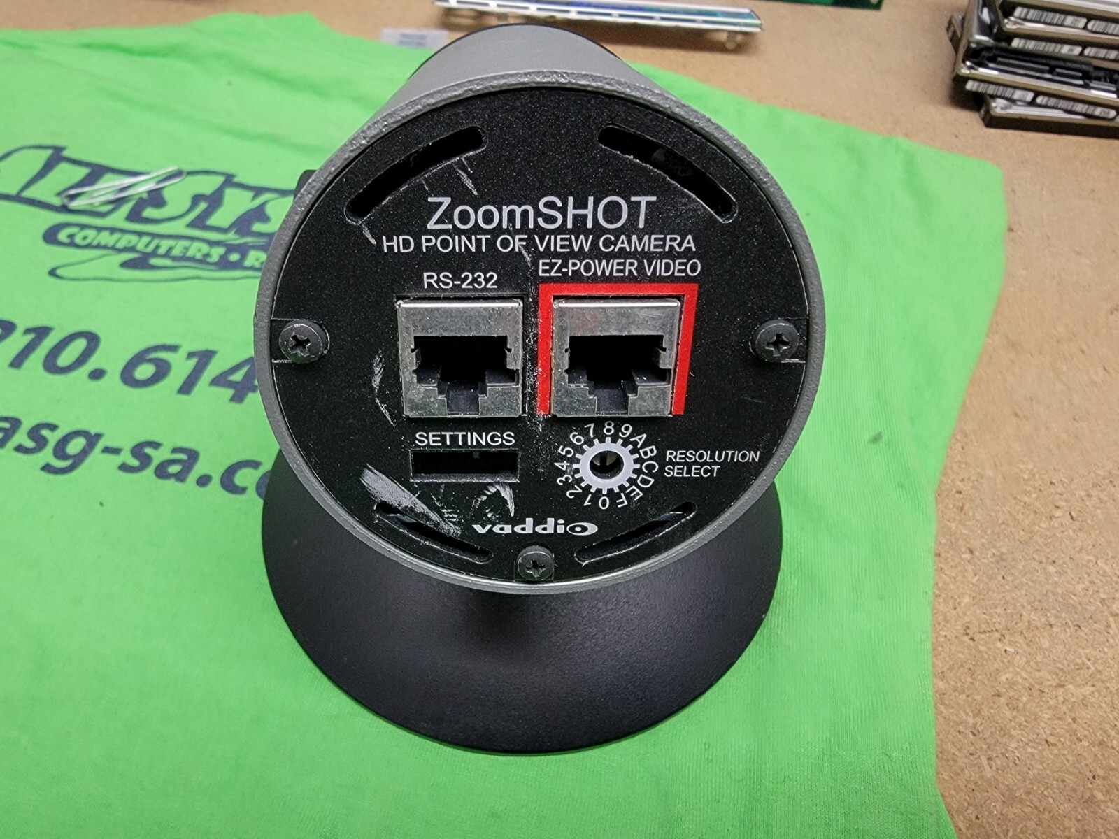 Vaddio ZOOMSHOT HD Camera 998-6919-000 REV A2 V114