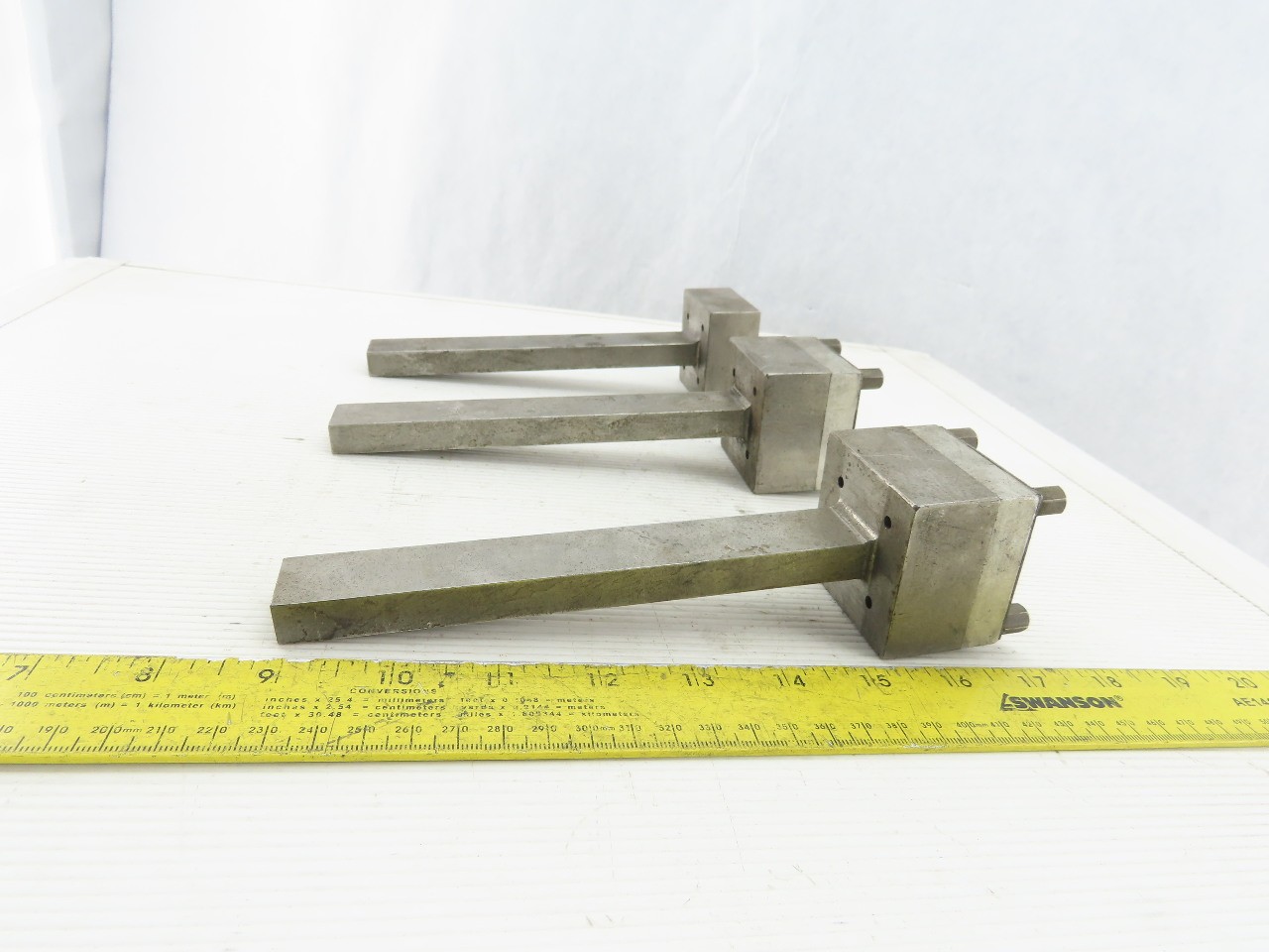 EDM Electrode Holder Tooling .473″x.890″x 6.500″ Projection Lot of 3