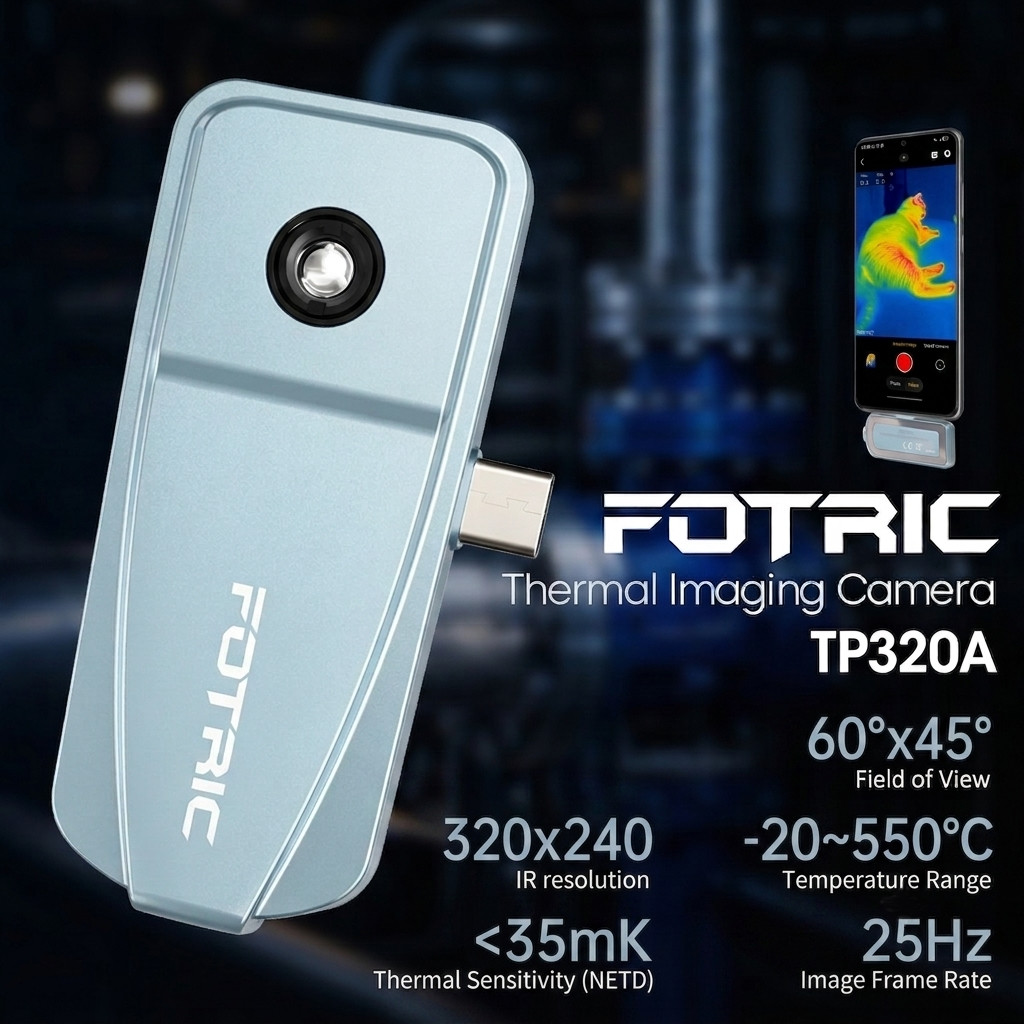 FOTRIC TP320A Thermal Imaging Camera 640×480 25Hz For Home Security Fit Android