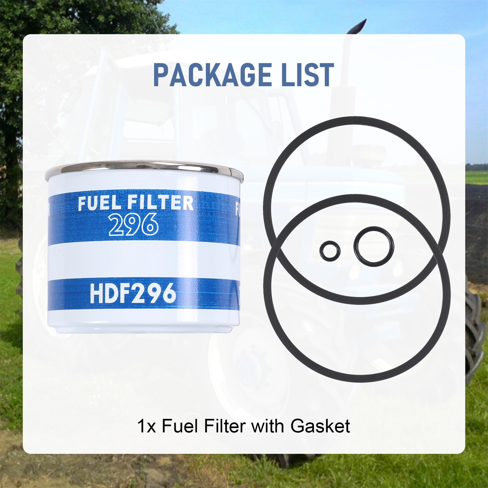 Fuel Filter Fit For Massey Ferguson 135, 150, 165, 175, 180, 230, 235, 245,1080+