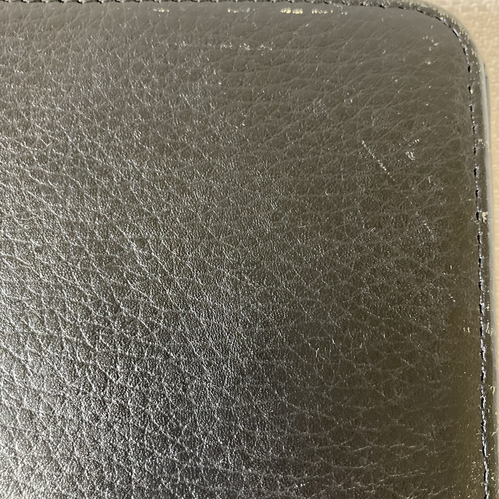 Filofax Richmond A5 Organizer Black Leather 1996 England Personal Planner Vintag