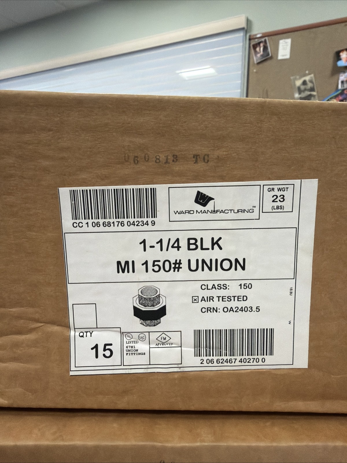 WARD 150 1-1/4″ Union Fittings Brand New Qty 15