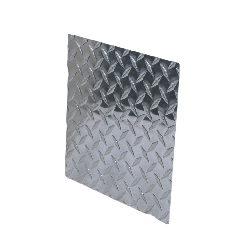 5 Bar Tread Aluminium Square Plate 10.6″ Anti‑slip Panel for Industrial Building