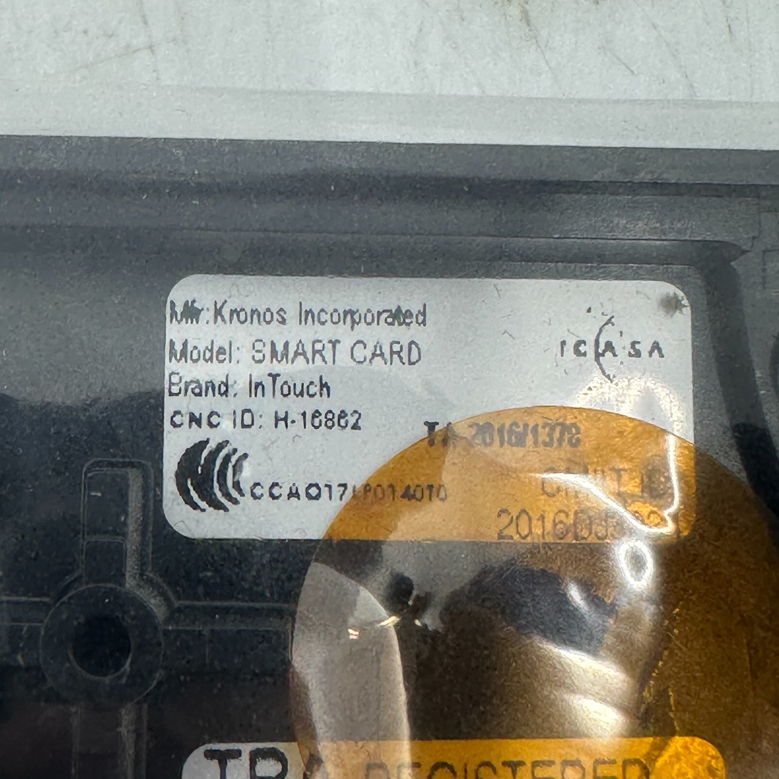 KRONOS INTOUCH 9100 8609100-007 SCREEN ONLY UNTESTED
